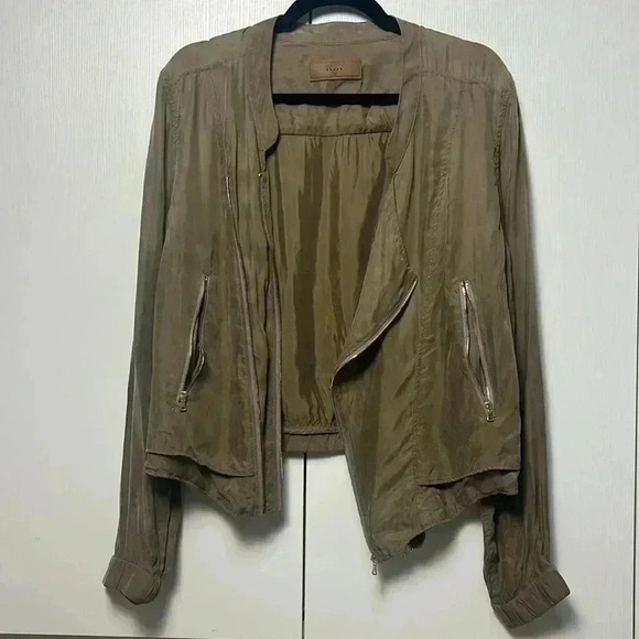 Blank nyc Olive moto jacket size M - Picture 3 of 10